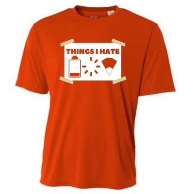 Things I Hate Programmer Gamer Funny Gamer Gift Cooling Performance Crew T-Shirt