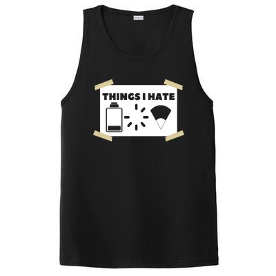 Things I Hate Programmer Gamer Funny Gamer Gift PosiCharge Competitor Tank