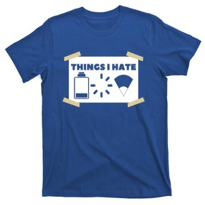 Things I Hate Programmer Gamer Funny Gamer Gift T-Shirt