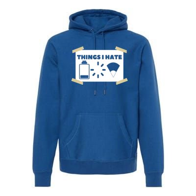 Things I Hate Programmer Gamer Funny Gamer Gift Premium Hoodie