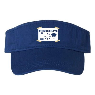 Things I Hate Programmer Gamer Funny Gamer Gift Valucap Bio-Washed Visor