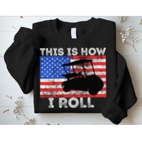 This Is How I Roll Golf Cart Driver American Flag Golfing Sweatshirt