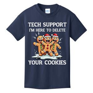 Techsupport IM Here To Delete Your Cookies Christmas Tshi Kids T-Shirt