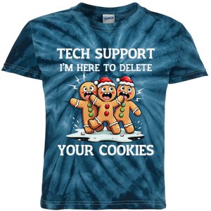 Techsupport IM Here To Delete Your Cookies Christmas Tshi Kids Tie-Dye T-Shirt