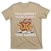 Techsupport IM Here To Delete Your Cookies Christmas Tshi T-Shirt