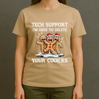 Techsupport IM Here To Delete Your Cookies Christmas Tshi T-Shirt