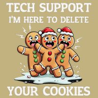 Techsupport IM Here To Delete Your Cookies Christmas Tshi Mousepad