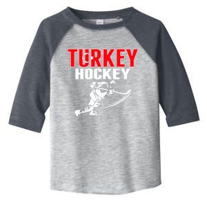 Turkey Ice Hockey Fans Jersey Turkish Hockey Team Supporter Great Gift Toddler Fine Jersey T-Shirt