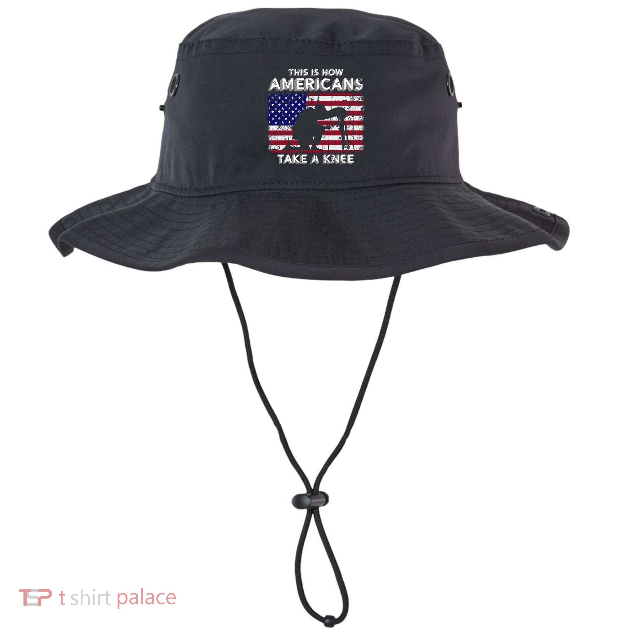 This Is How Americans Take A Knee Veteran Gift Bucket Hat