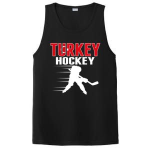 Turkey Ice Hockey Fans Jersey Turkish Hockey Team Supporter Cool Gift PosiCharge Competitor Tank