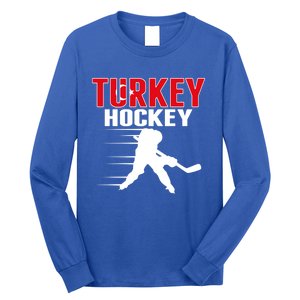 Turkey Ice Hockey Fans Jersey Turkish Hockey Team Supporter Cool Gift Long Sleeve Shirt