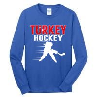 Turkey Ice Hockey Fans Jersey Turkish Hockey Team Supporter Cool Gift Tall Long Sleeve T-Shirt