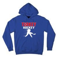 Turkey Ice Hockey Fans Jersey Turkish Hockey Team Supporter Cool Gift Tall Hoodie