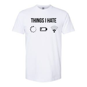 Things I Hate Gift Softstyle CVC T-Shirt