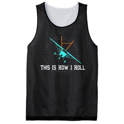 This Is How We Roll Pilot Funny Airplane Aircraft Tees Mesh Reversible Basketball Jersey Tank