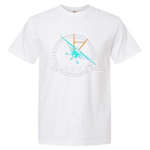 This Is How We Roll Pilot Funny Airplane Aircraft Tees Garment-Dyed Heavyweight T-Shirt