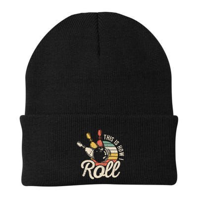 This Is How I Roll Retro Bowling Bowler Funny Gift Beanie