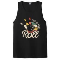 This Is How I Roll Retro Bowling Bowler Funny Gift PosiCharge Competitor Tank