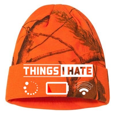 Things I Hate Technology Software Script Html Network Funny Gift Kati Licensed 12" Camo Beanie