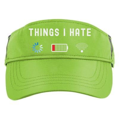 Things I Hate Programmer Gamer Computer Nerd Funny Gift Idea Gift Adult Drive Performance Visor