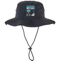 Things I Hate Programmer Gamer Computer Nerd Funny Gift Legacy Cool Fit Booney Bucket Hat