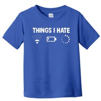 Things I Hate Programmer Gamer Gift Toddler T-Shirt