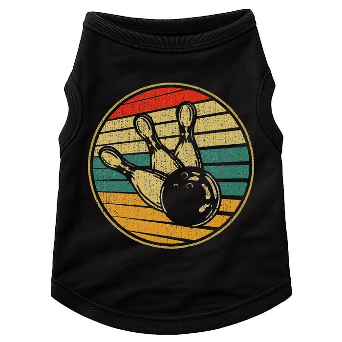 This Is How I Roll Vintage Retro Bowling 60s 70s Bowler Doggie Tank