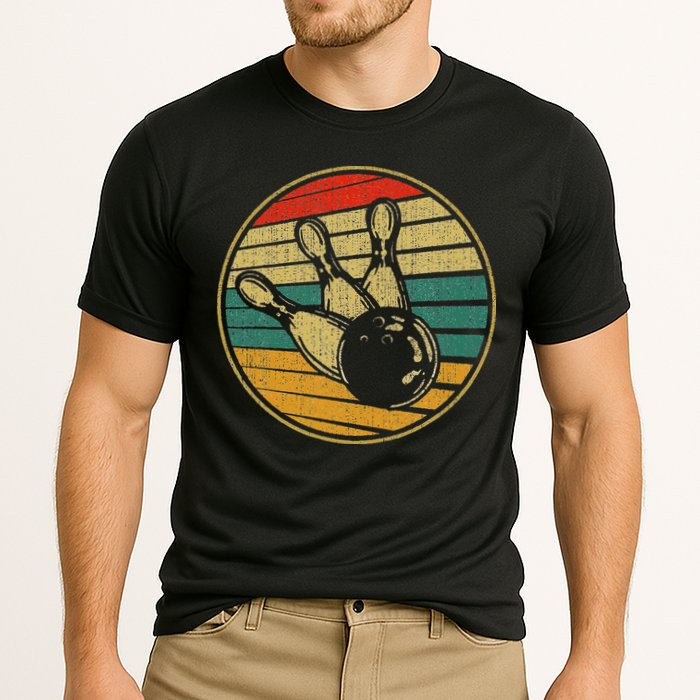 This Is How I Roll Vintage Retro Bowling 60s 70s Bowler Performance Shirt
