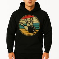 This Is How I Roll Vintage Retro Bowling 60s 70s Bowler Hoodie