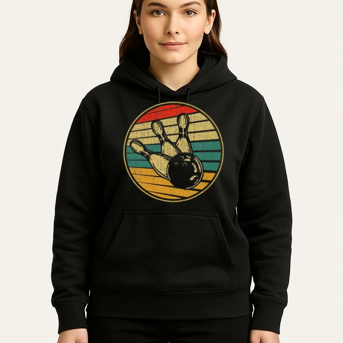 This Is How I Roll Vintage Retro Bowling 60s 70s Bowler Hoodie