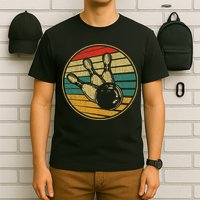 This Is How I Roll Vintage Retro Bowling 60s 70s Bowler T-Shirt