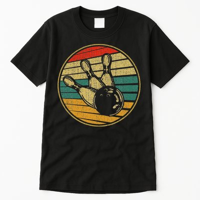 This Is How I Roll Vintage Retro Bowling 60s 70s Bowler Tall T-Shirt