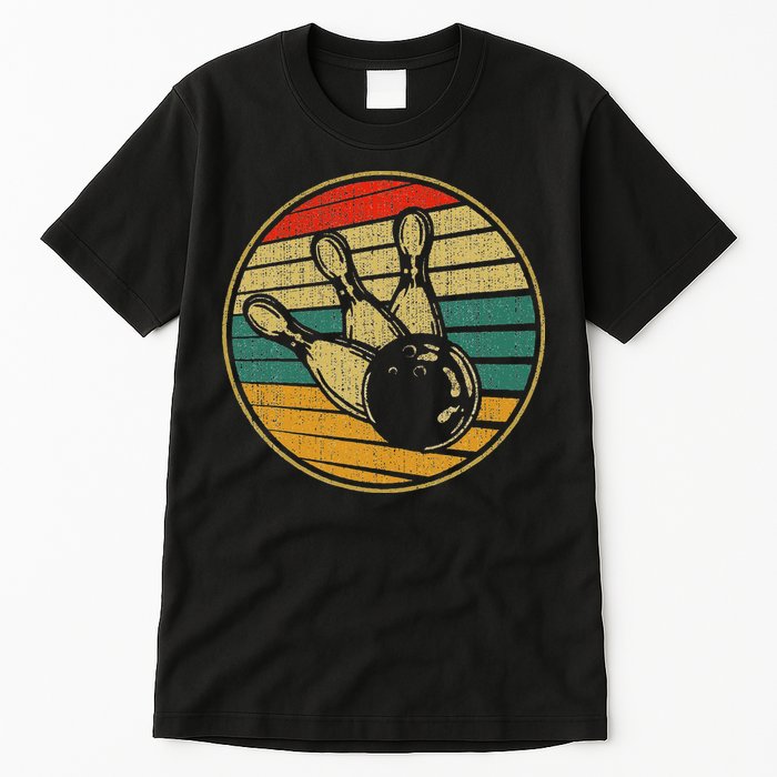 This Is How I Roll Vintage Retro Bowling 60s 70s Bowler Tall T-Shirt