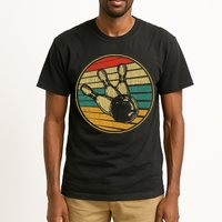 This Is How I Roll Vintage Retro Bowling 60s 70s Bowler Tall T-Shirt