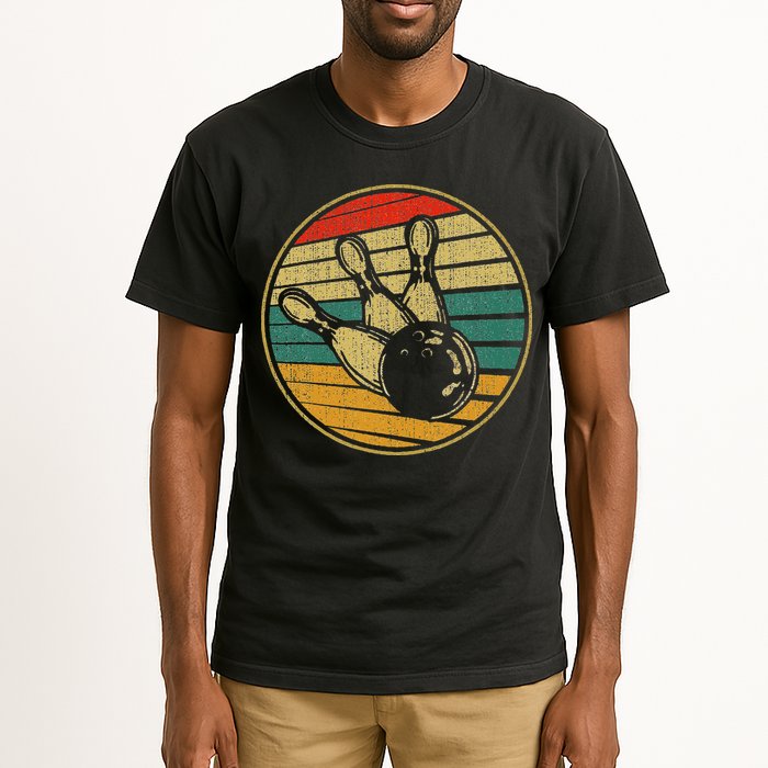 This Is How I Roll Vintage Retro Bowling 60s 70s Bowler Tall T-Shirt