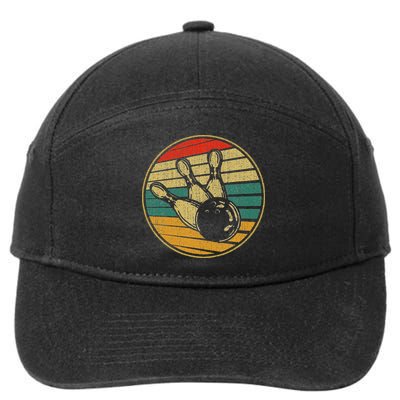 This Is How I Roll Vintage Retro Bowling 60s 70s Bowler 7-Panel Snapback Hat