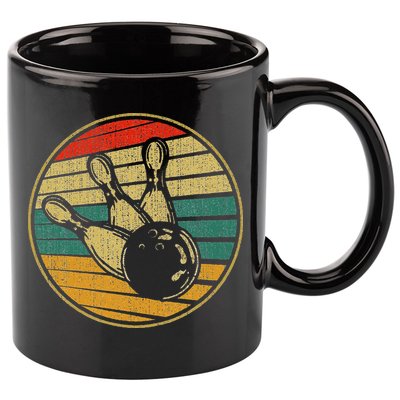 This Is How I Roll Vintage Retro Bowling 60s 70s Bowler 11oz C Handle Ceramic Mug