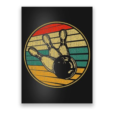 This Is How I Roll Vintage Retro Bowling 60s 70s Bowler Poster