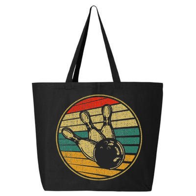This Is How I Roll Vintage Retro Bowling 60s 70s Bowler 25L Jumbo Tote