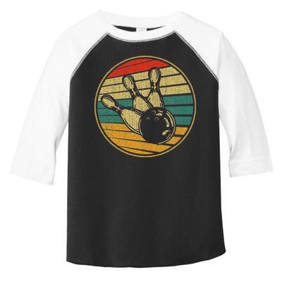 This Is How I Roll Vintage Retro Bowling 60s 70s Bowler Toddler Fine Jersey T-Shirt