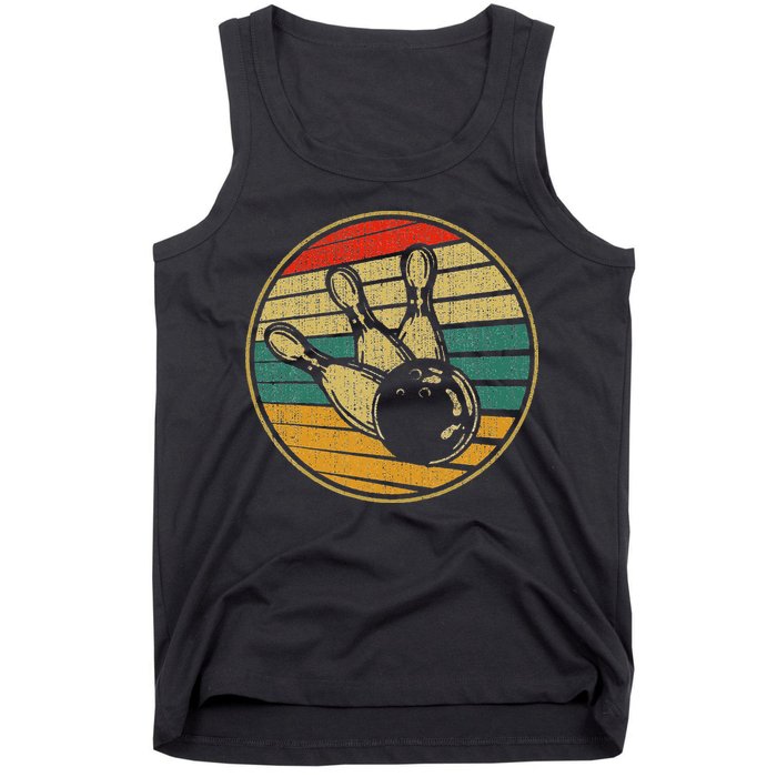 This Is How I Roll Vintage Retro Bowling 60s 70s Bowler Tank Top