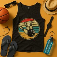 This Is How I Roll Vintage Retro Bowling 60s 70s Bowler Tank Top