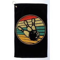 This Is How I Roll Vintage Retro Bowling 60s 70s Bowler Golf Towel