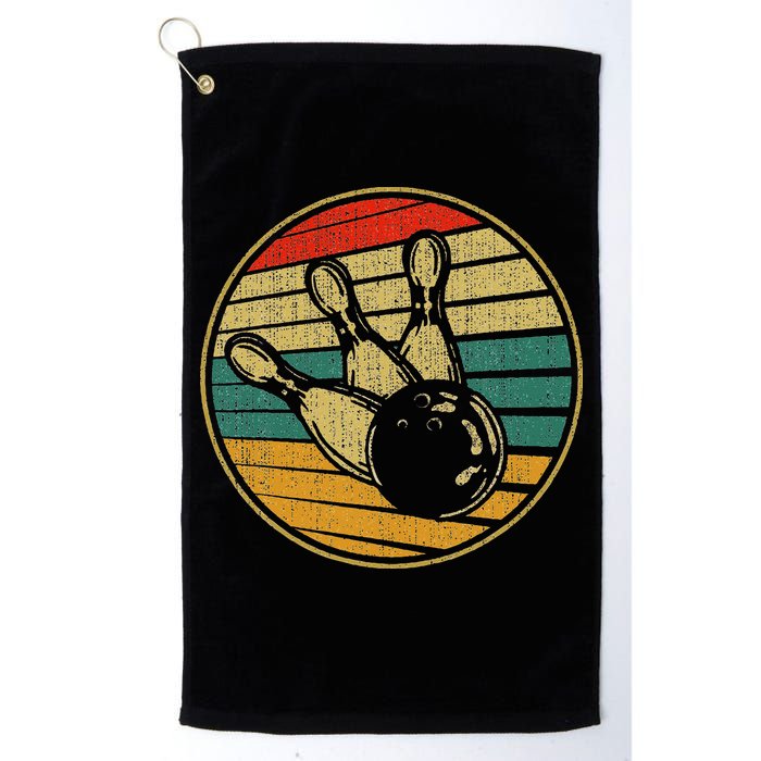 This Is How I Roll Vintage Retro Bowling 60s 70s Bowler Golf Towel
