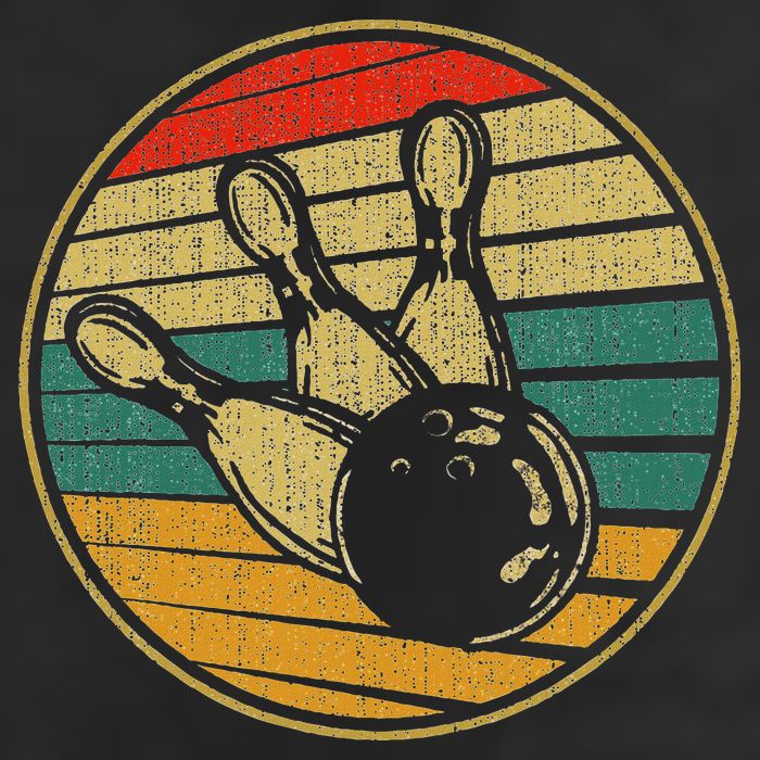 This Is How I Roll Vintage Retro Bowling 60s 70s Bowler Golf Towel
