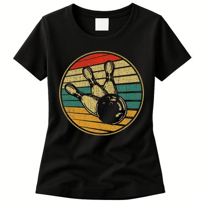 This Is How I Roll Vintage Retro Bowling 60s 70s Bowler Womens T-Shirt