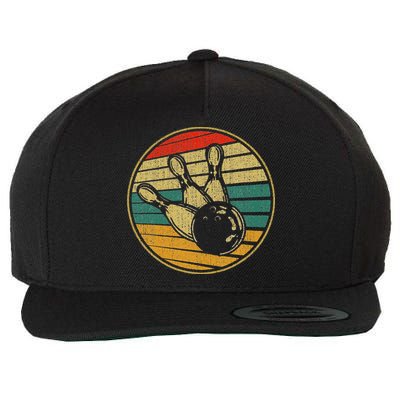 This Is How I Roll Vintage Retro Bowling 60s 70s Bowler Wool Snapback Cap