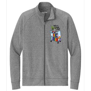 This Is How I Roll Pride Lgbtqia Library Stretch Full-Zip Cadet Jacket