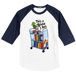 This Is How I Roll Pride Lgbtqia Library Baseball Sleeve Shirt