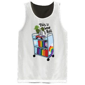 This Is How I Roll Pride Lgbtqia Library Mesh Reversible Basketball Jersey Tank